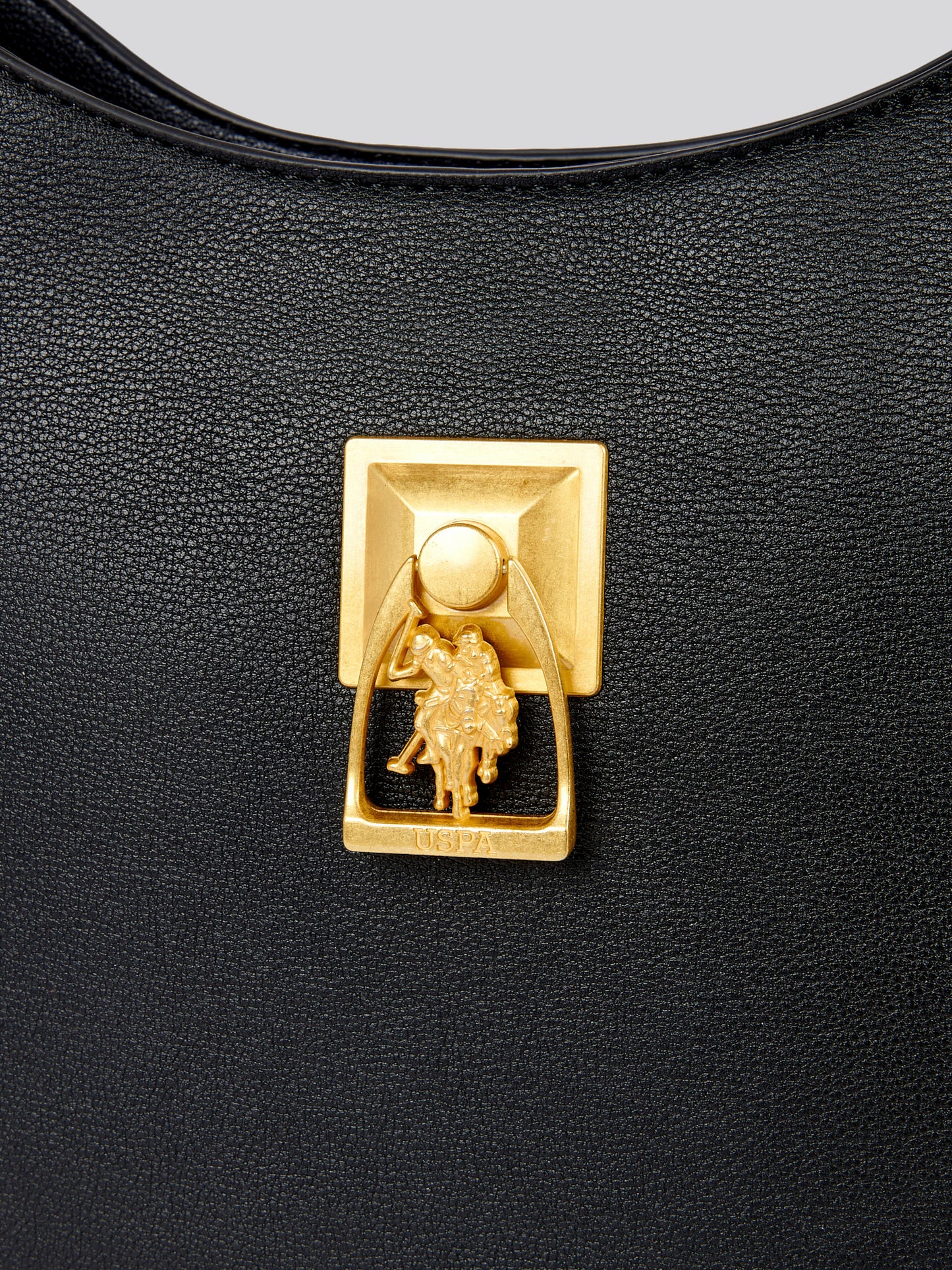 U.S. Polo Assn. Womens Earth Hobo Bag in Black