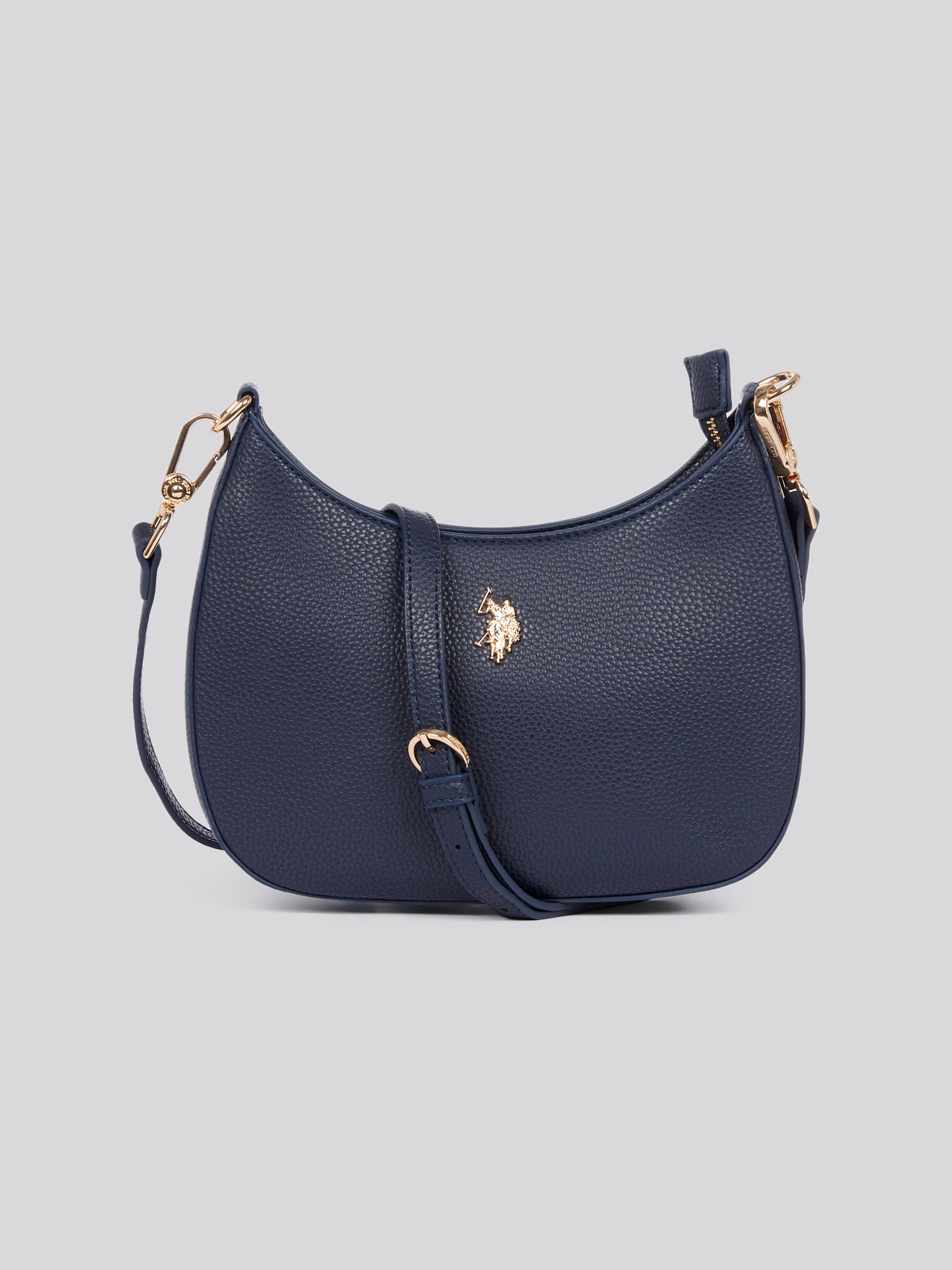 Polo Womens New Mansion Small Hobo Bag in Navy –