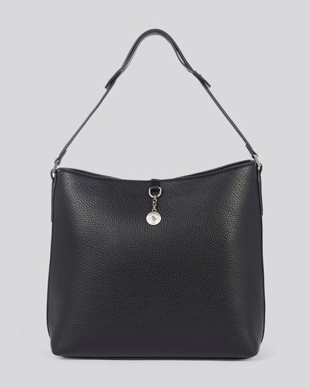 U.S. Polo Assn. Womens Breezy Hobo Bag in Black