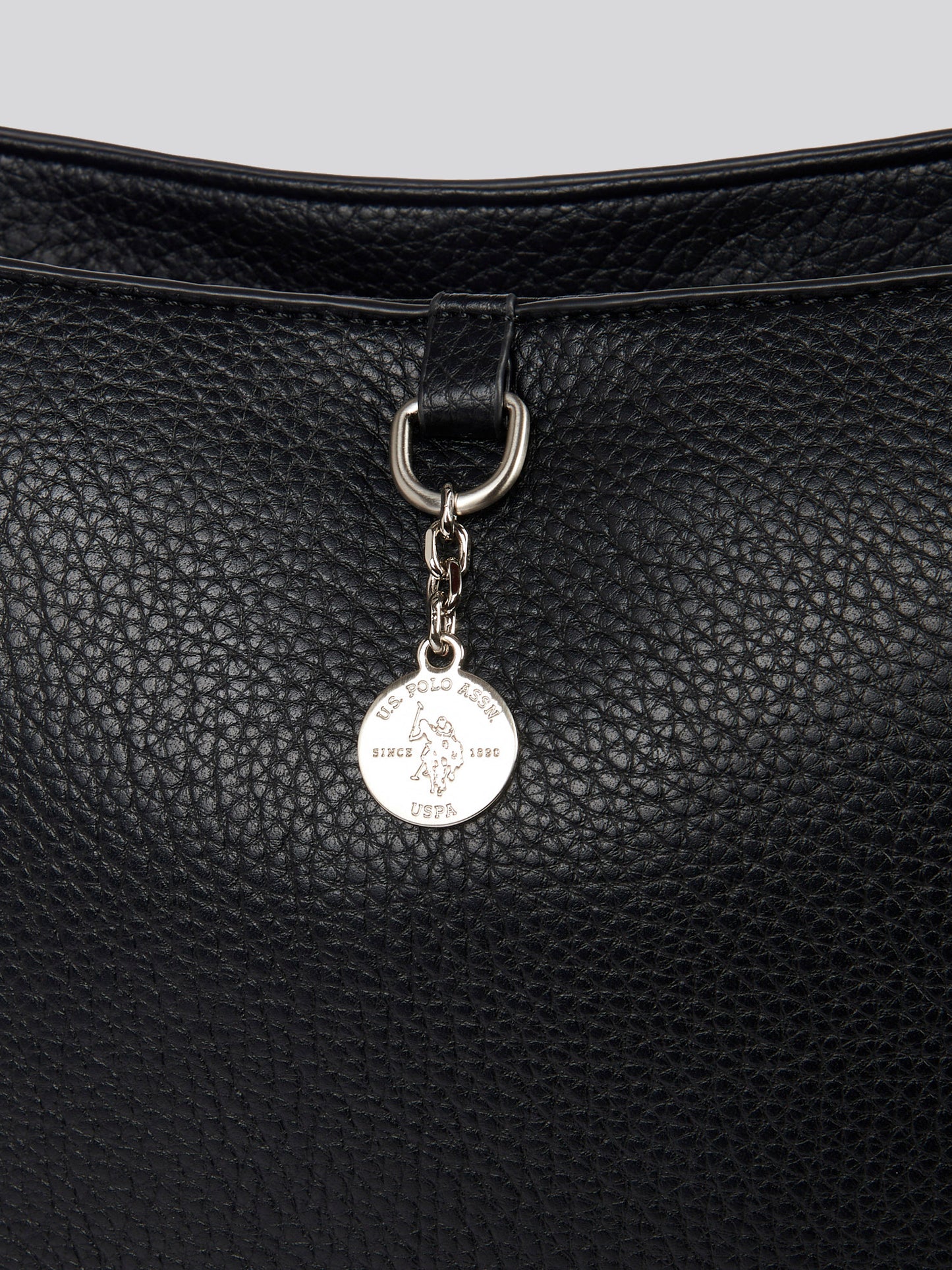 U.S. Polo Assn. Womens Breezy Hobo Bag in Black