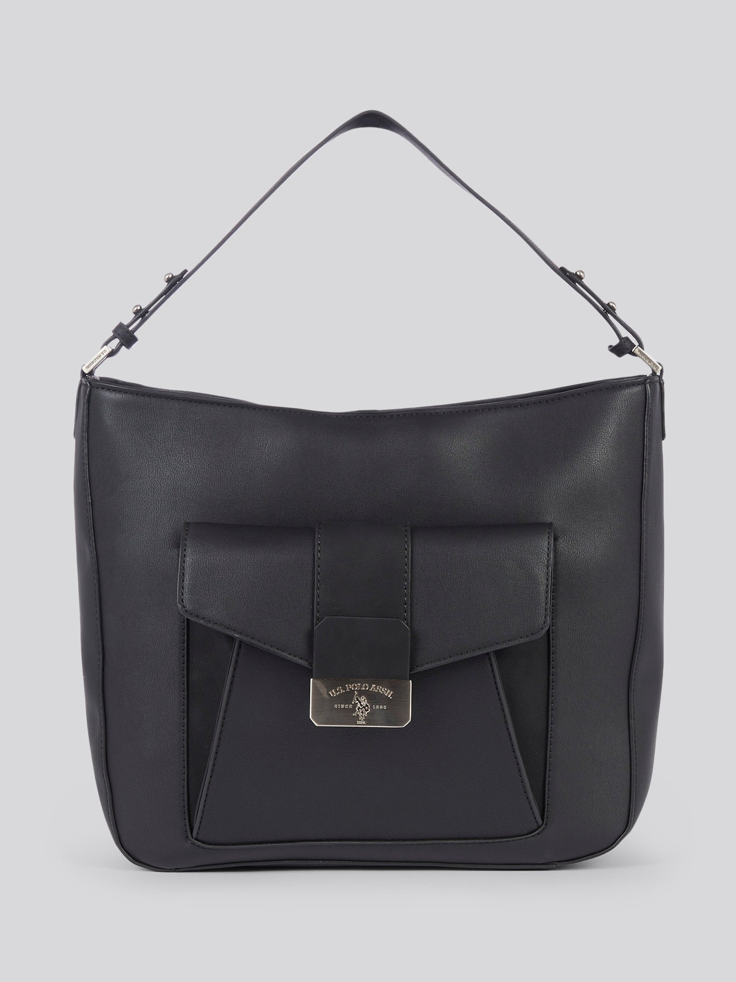 U.S. Polo Assn. Womens Romantic Hobo Bag in Black