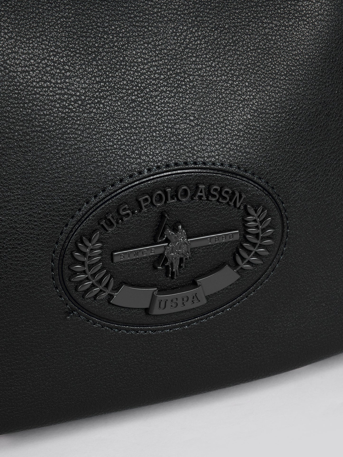 U.S. Polo Assn. Womens Retro Hobo Bag in Black