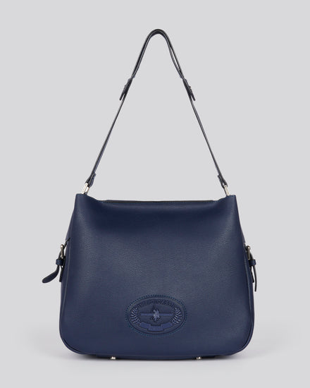 U.S. Polo Assn. Womens Retro Hobo Bag in Navy
