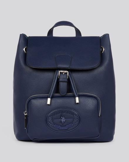 U.S. Polo Assn. Womens Retro Backpack in Navy