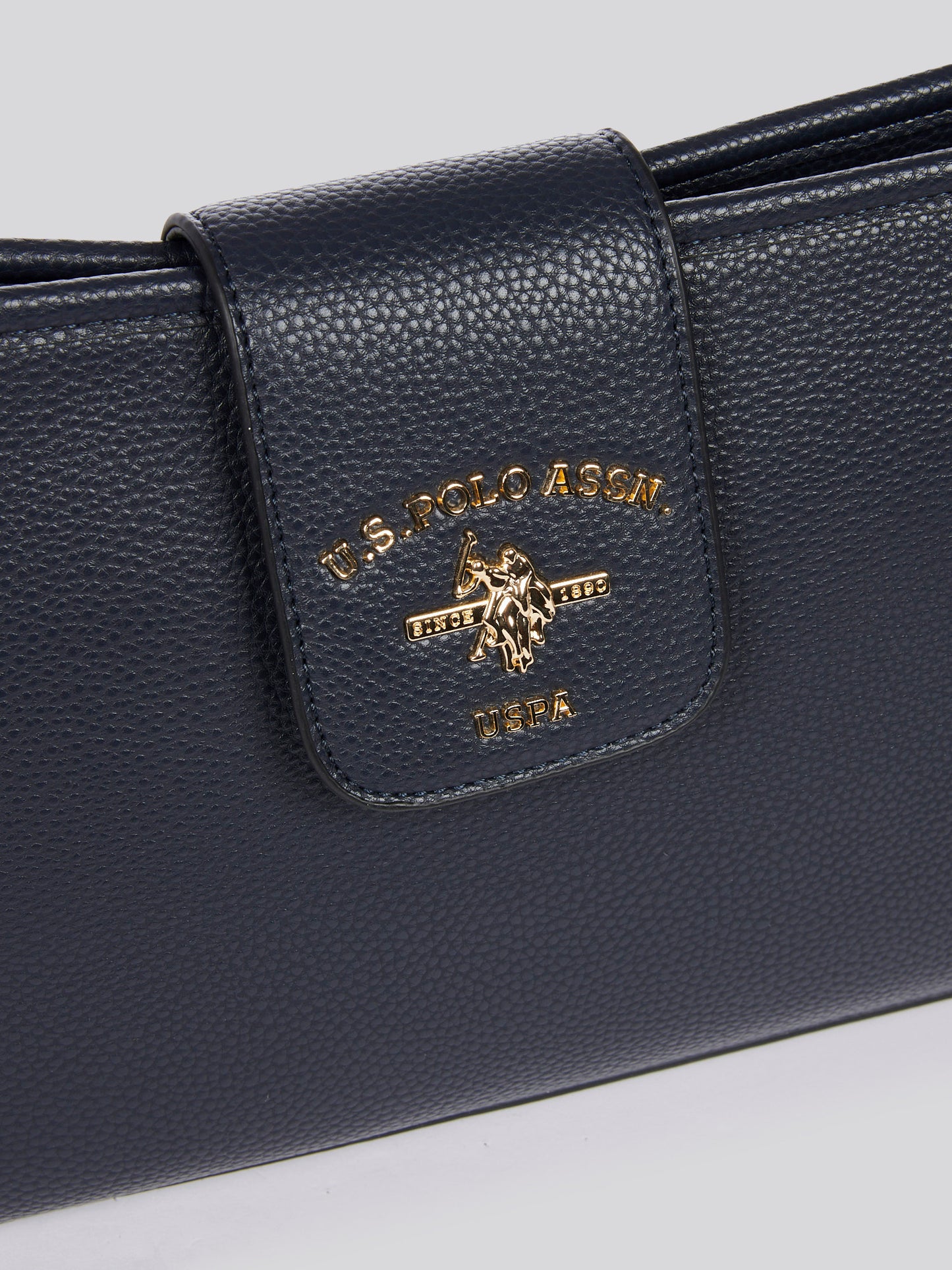 U.S. Polo Assn. Womens Stanford Baguette Bag in Navy