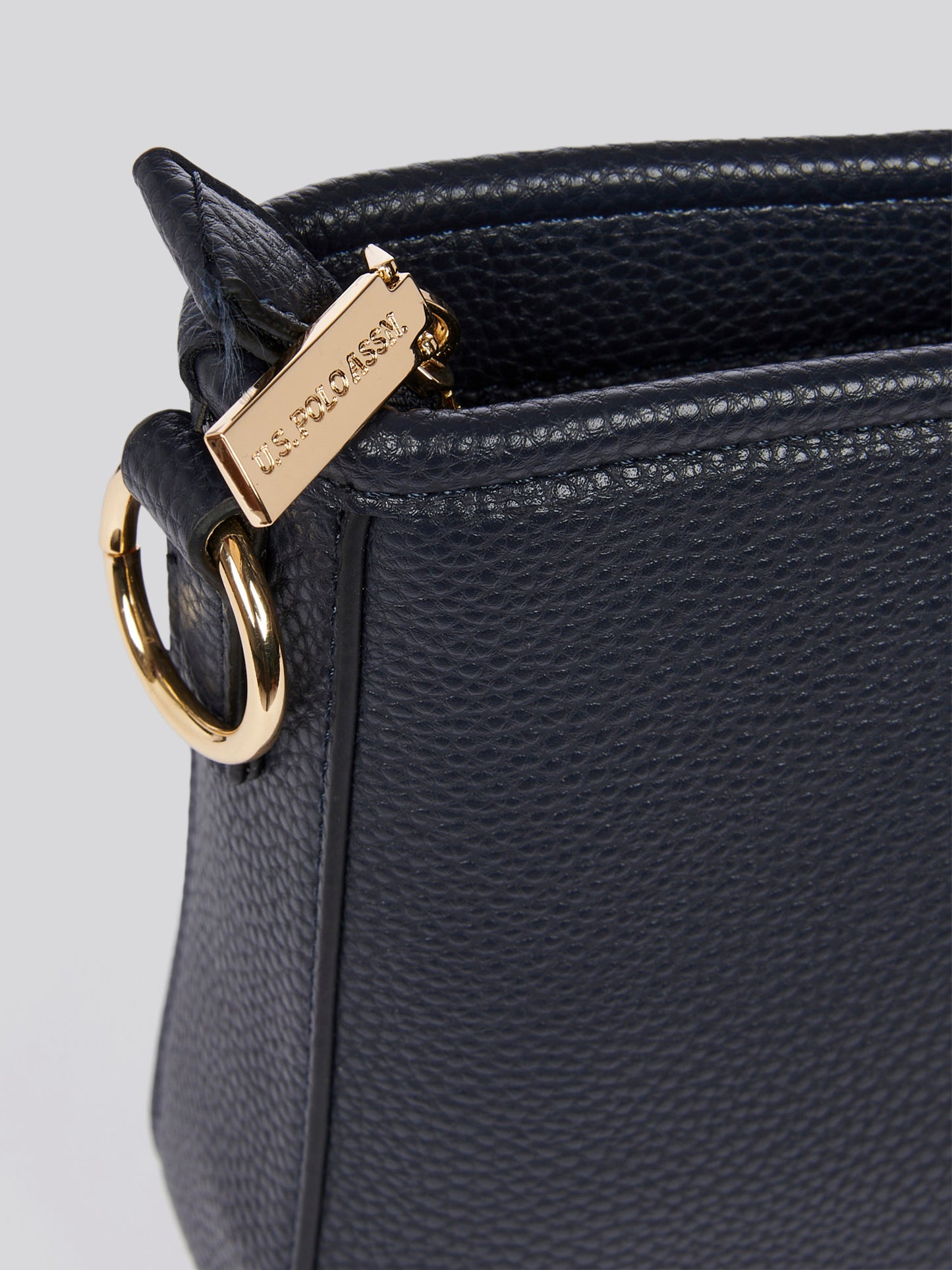 U.S. Polo Assn. Womens Stanford Baguette Bag in Navy