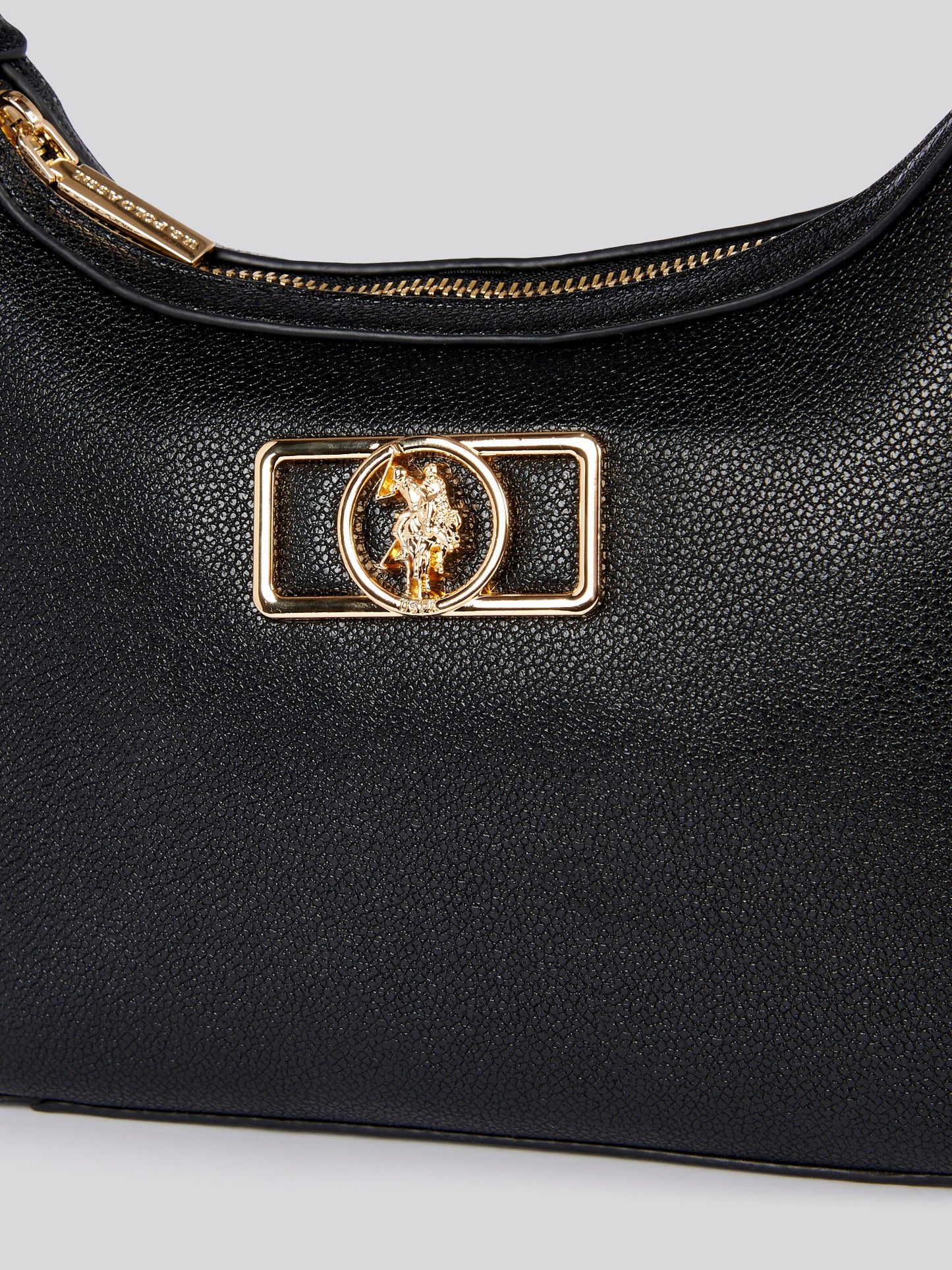 U.S. Polo Assn. Womens Jones Chic Hobo Bag in Black