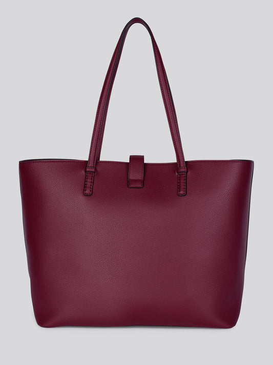 Womens Winterberry Shopping Bag in Burgundy