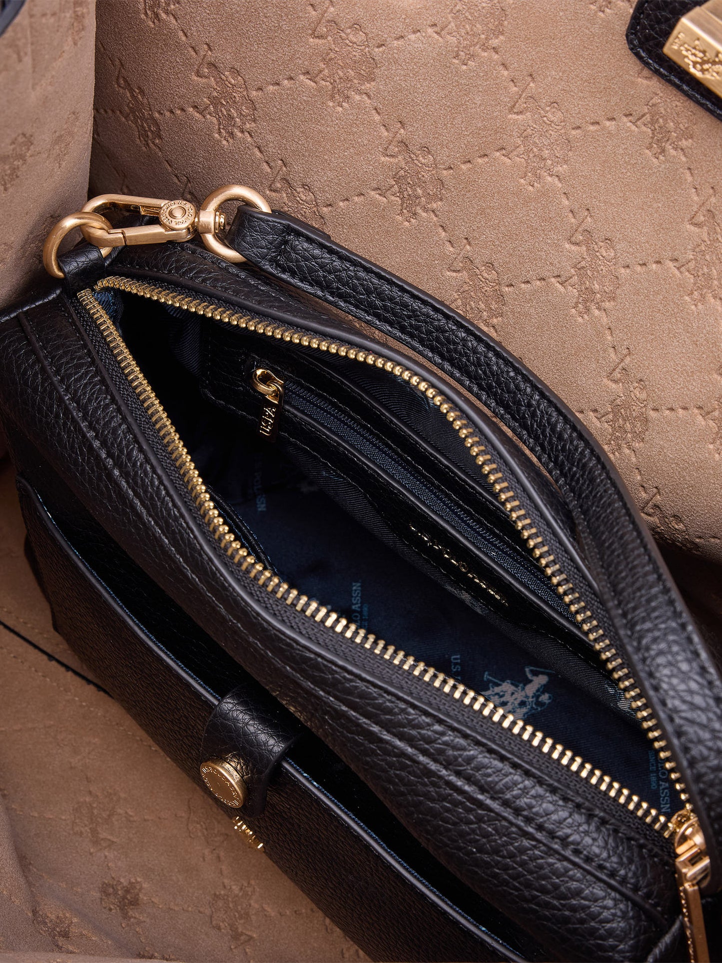 Womens Middleton Large Shopping Bag in Black