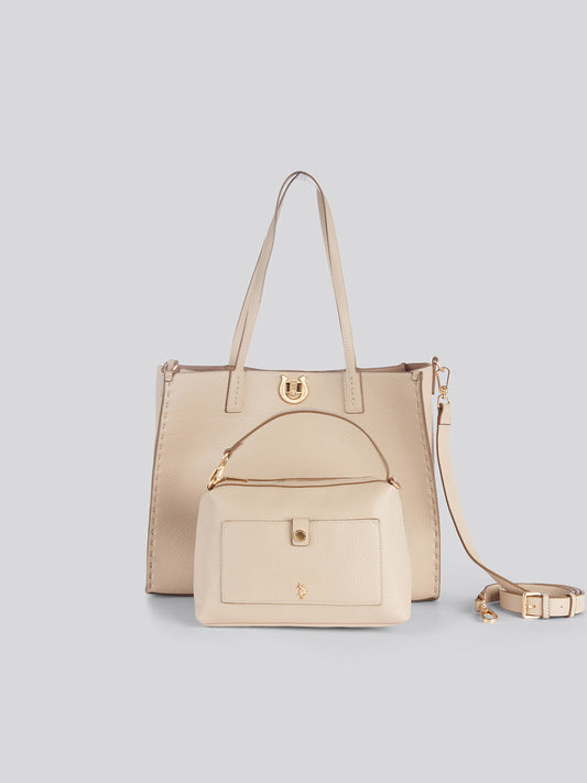 Womens Middleton Large Shopping Bag in Beige