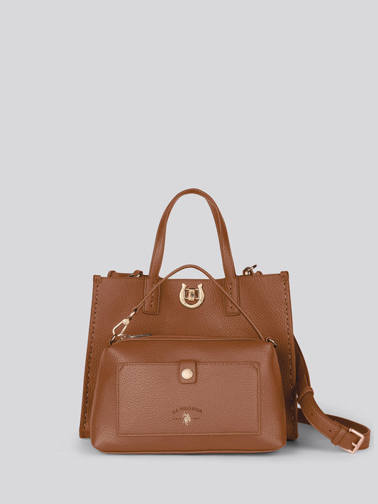 Womens Middleton Double Handle Bag in Camel