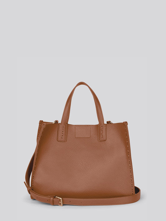 Womens Middleton Double Handle Bag in Camel