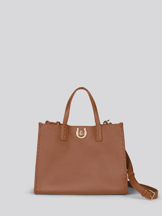 Womens Middleton Double Handle Bag in Camel