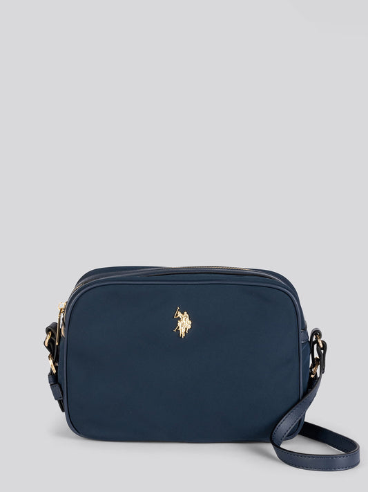U.S. Polo Assn. Womens Houston Crossbody Bag Navy