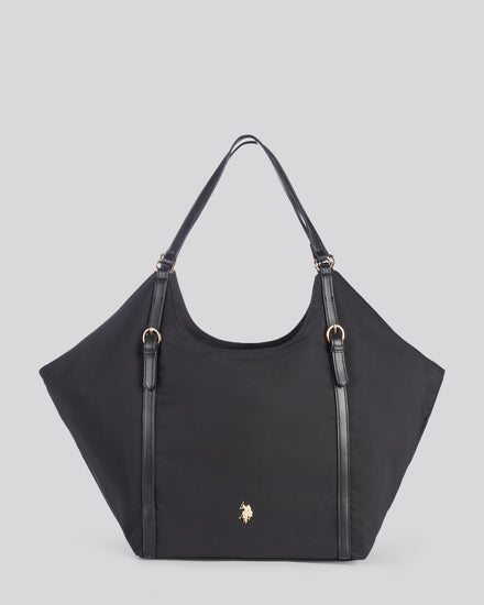 U.S. Polo Assn. Womens Houston Large Double Handle Bag Black