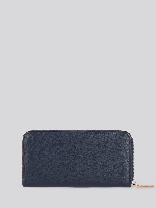 Womens Jones Large Zip Around Wallet in Navy