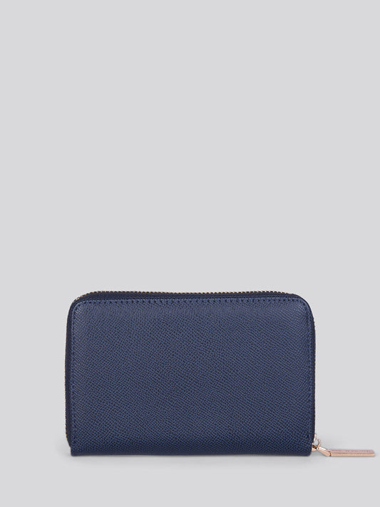 Womens Jones Medium Zip Wallet in Navy