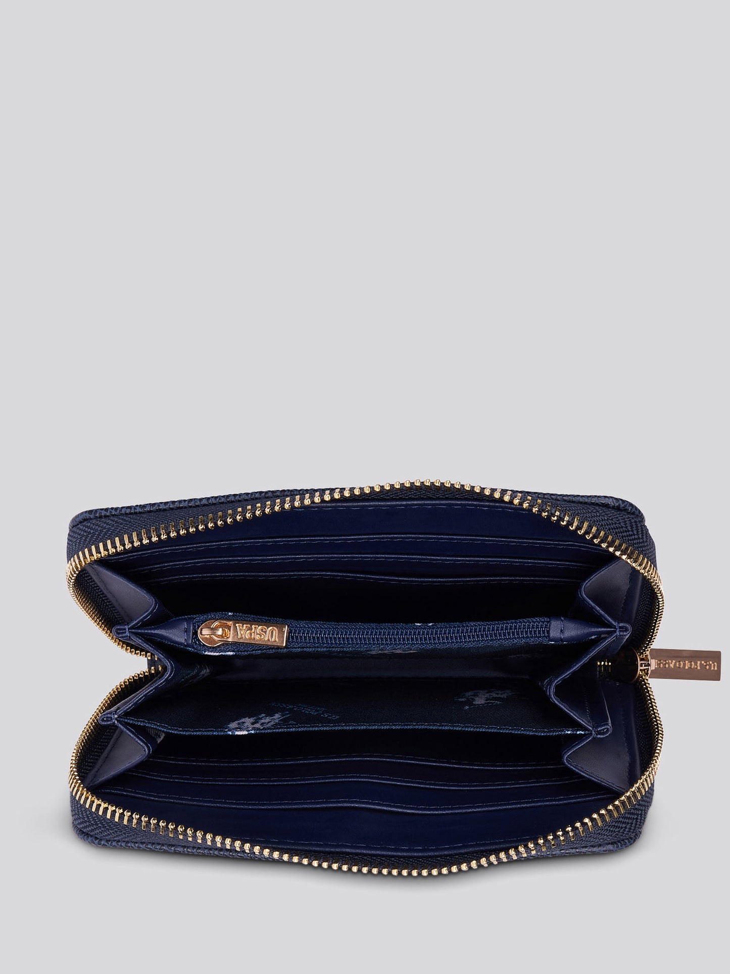 Womens Jones Medium Zip Wallet in Navy