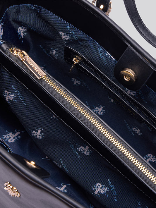 Womens Blackstone Shopping Bag in Black