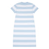 Womens Striped T-Shirt Dress in Windsurfer