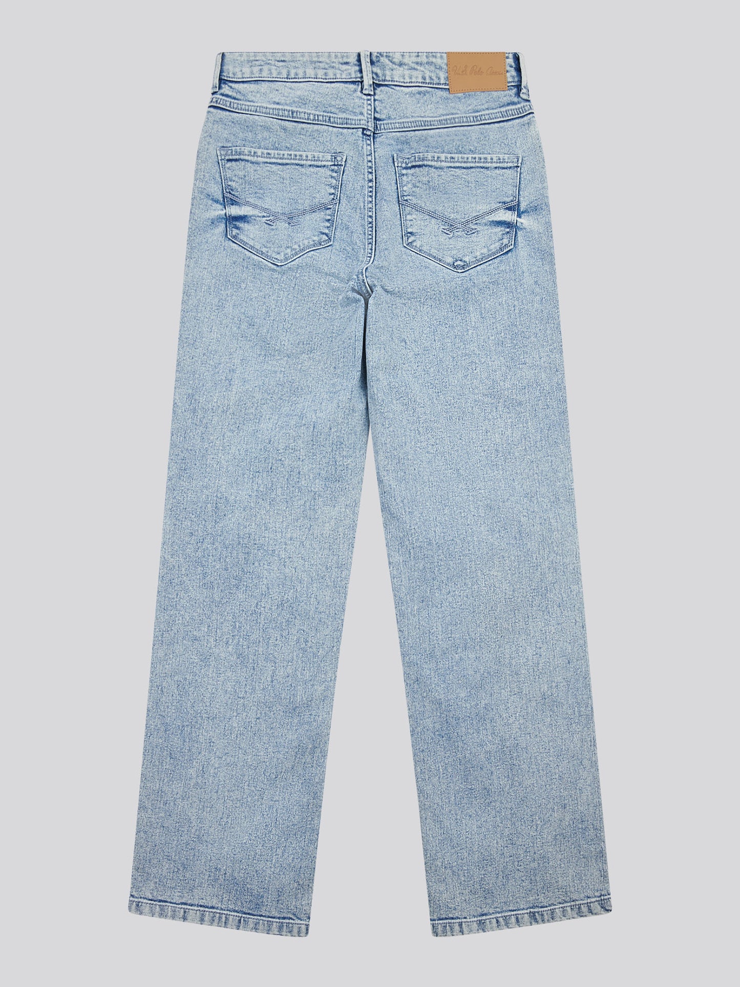 Womens Straight Fit Jean in Stone Wash WUP