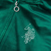 Womens Velour Diamante Zip-Through Hoodie in Ponderosa Pine