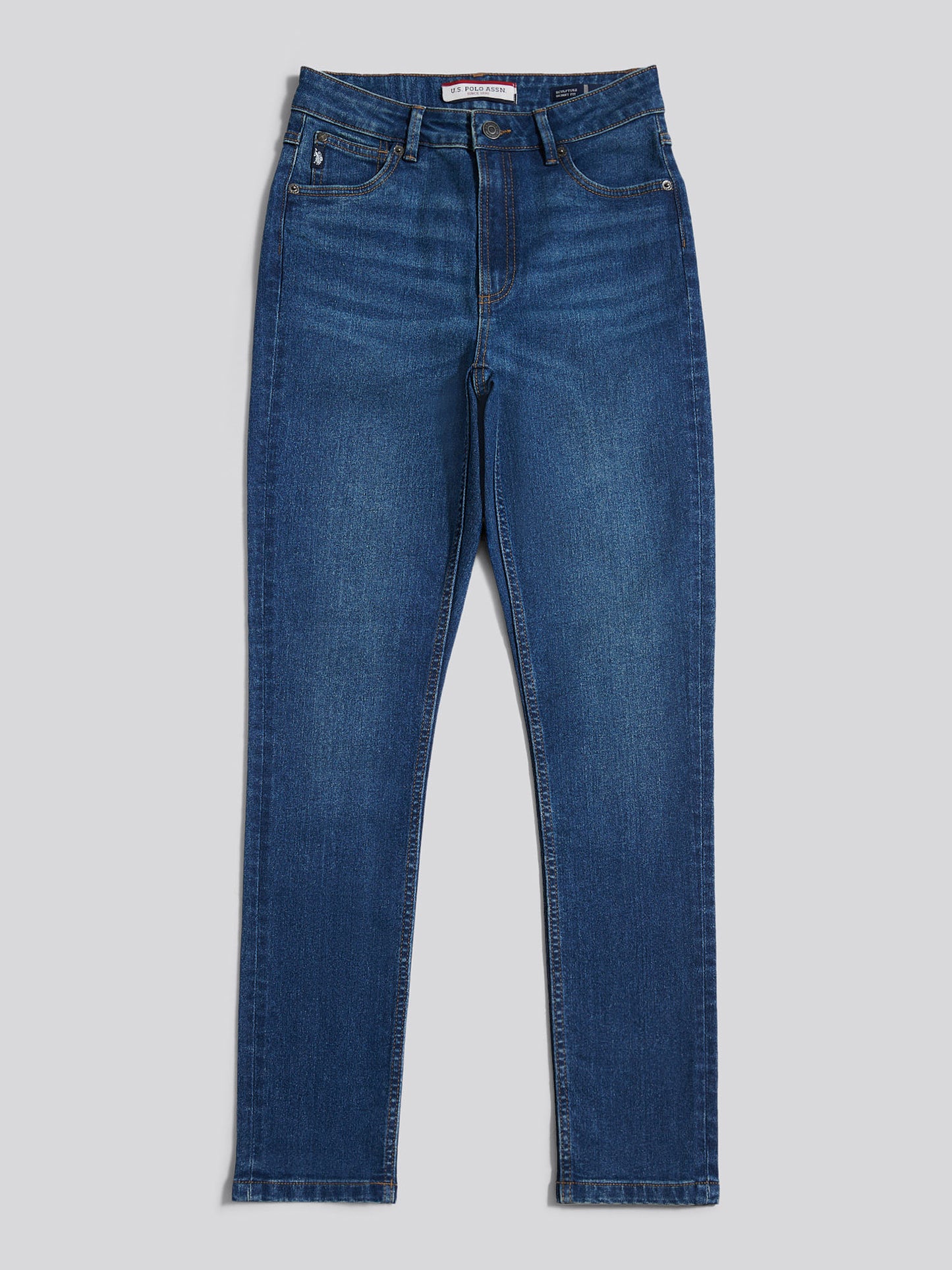 Womens Sculpture Skinny Fit in Mid Wash