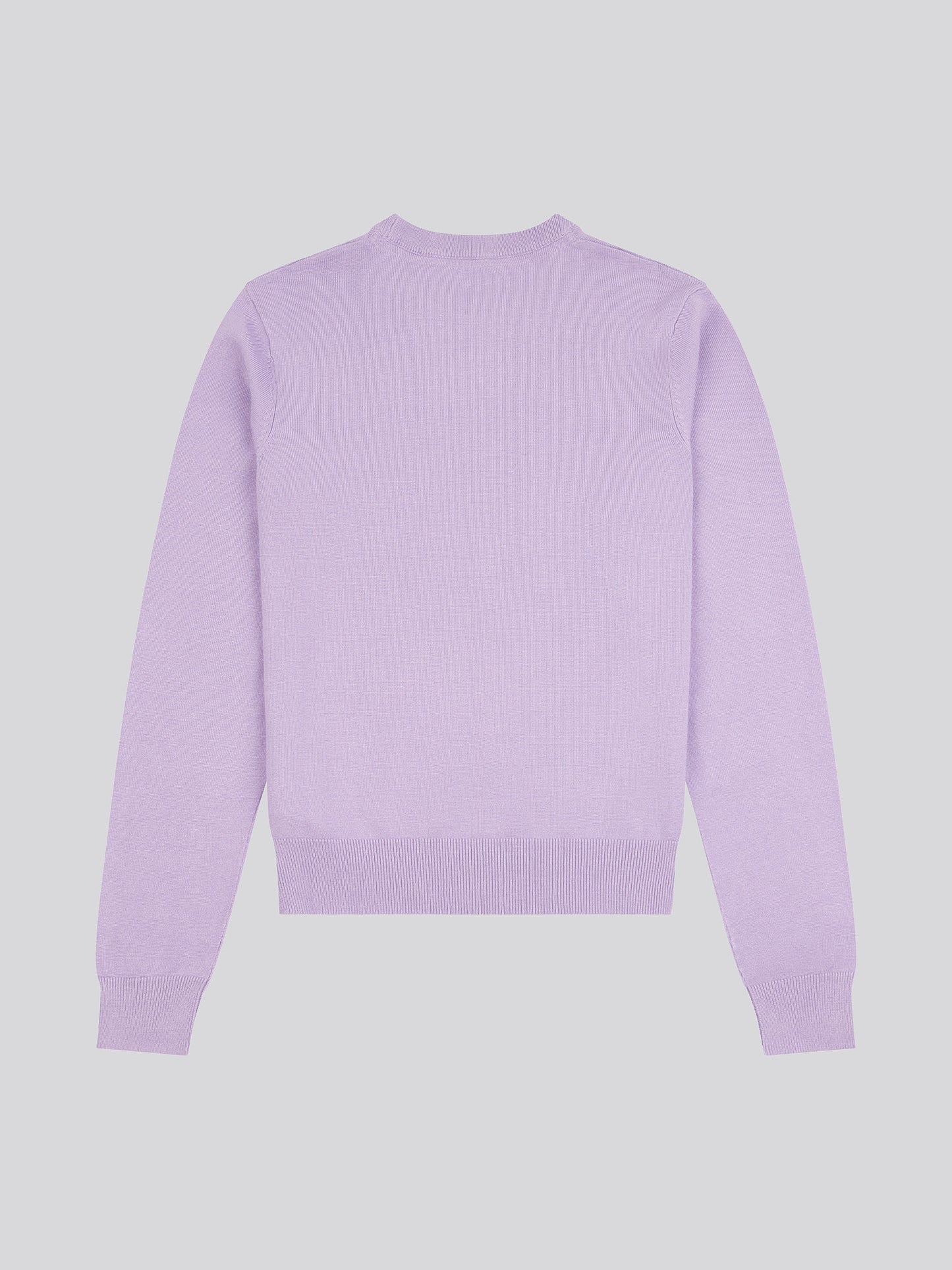 Womens Crew Neck Jumper in Viola