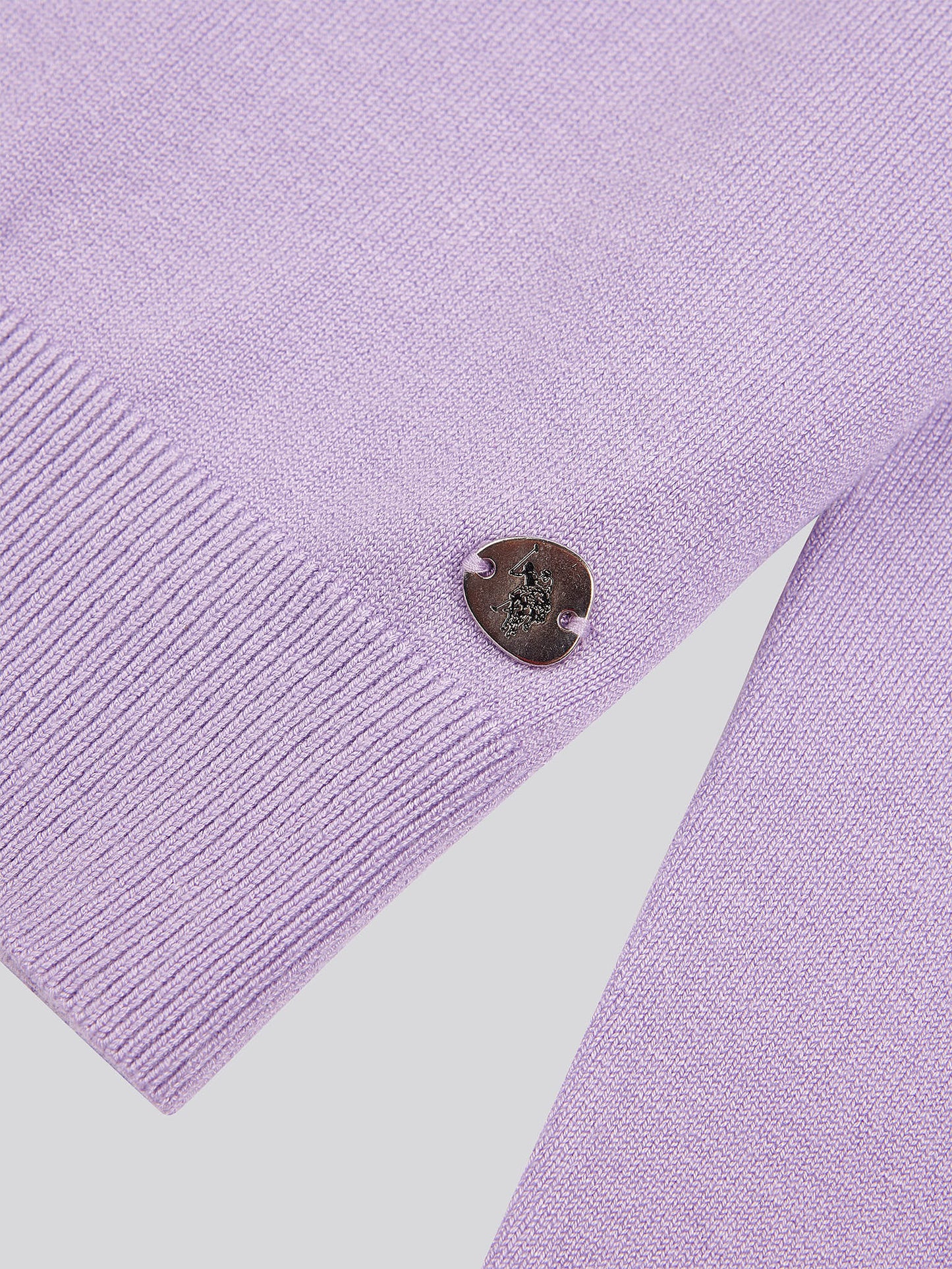 Womens Crew Neck Jumper in Viola