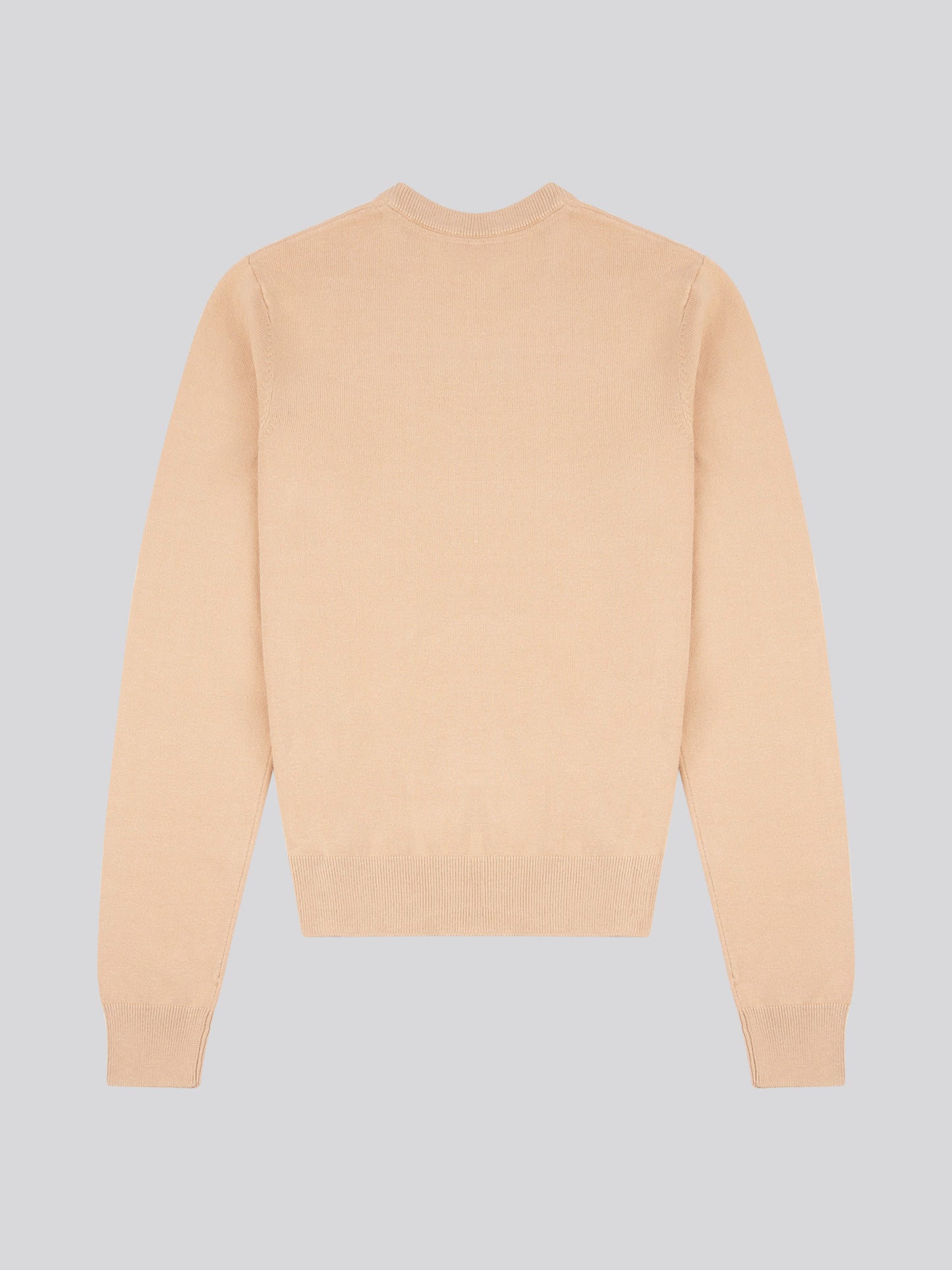 Womens Crew Neck Jumper in Cuban Sand