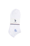 Womens 3 Pack Sport Socks in Bright White