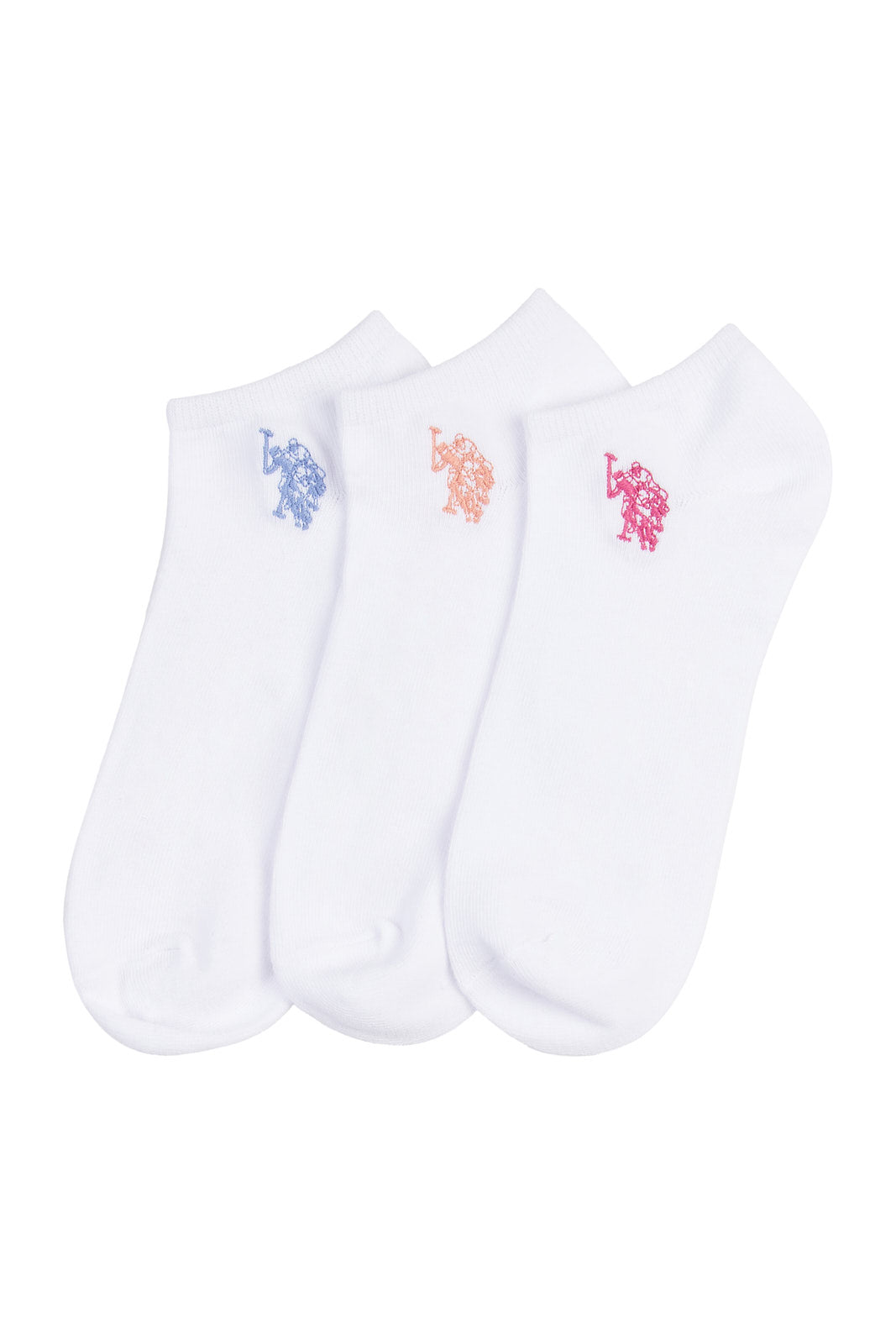 Womens 3 Pack Sport Socks in Bright White