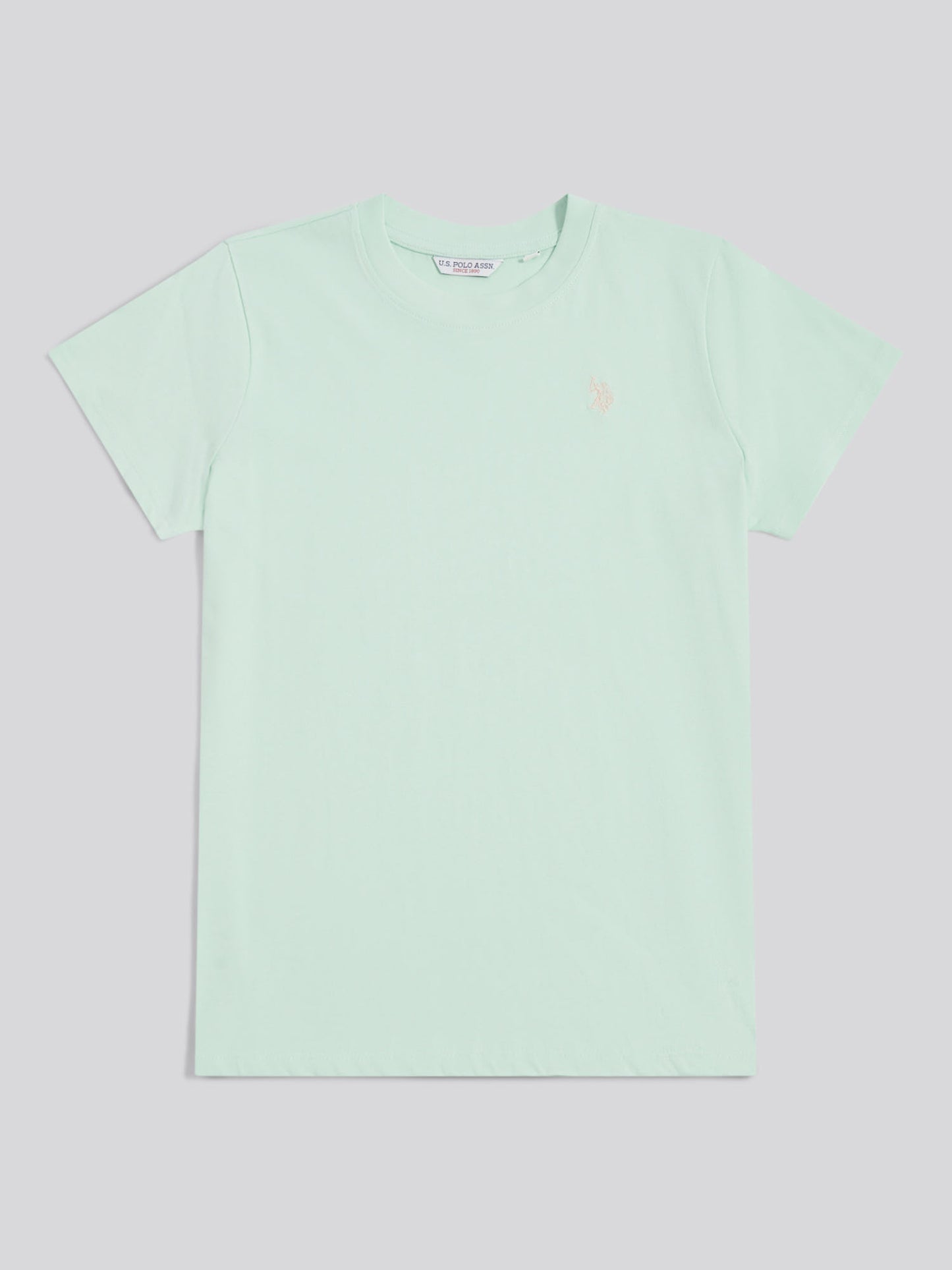 Womens Crew Neck T-Shirt Misty Jade