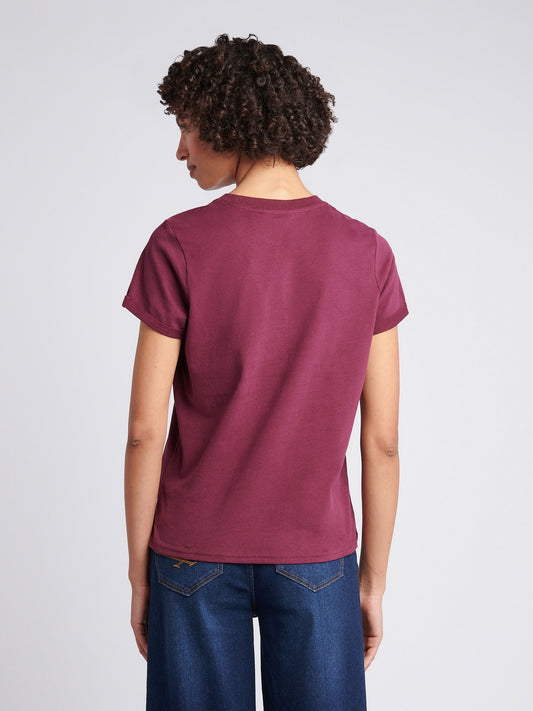 Womens Crew Neck T-Shirt in Fig