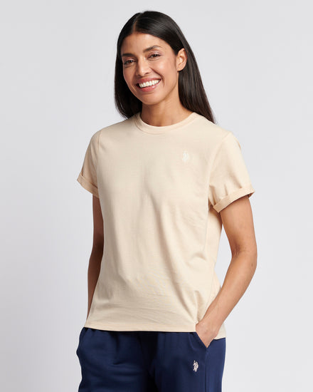 Womens Crew Neck T-Shirt Smoke Gray