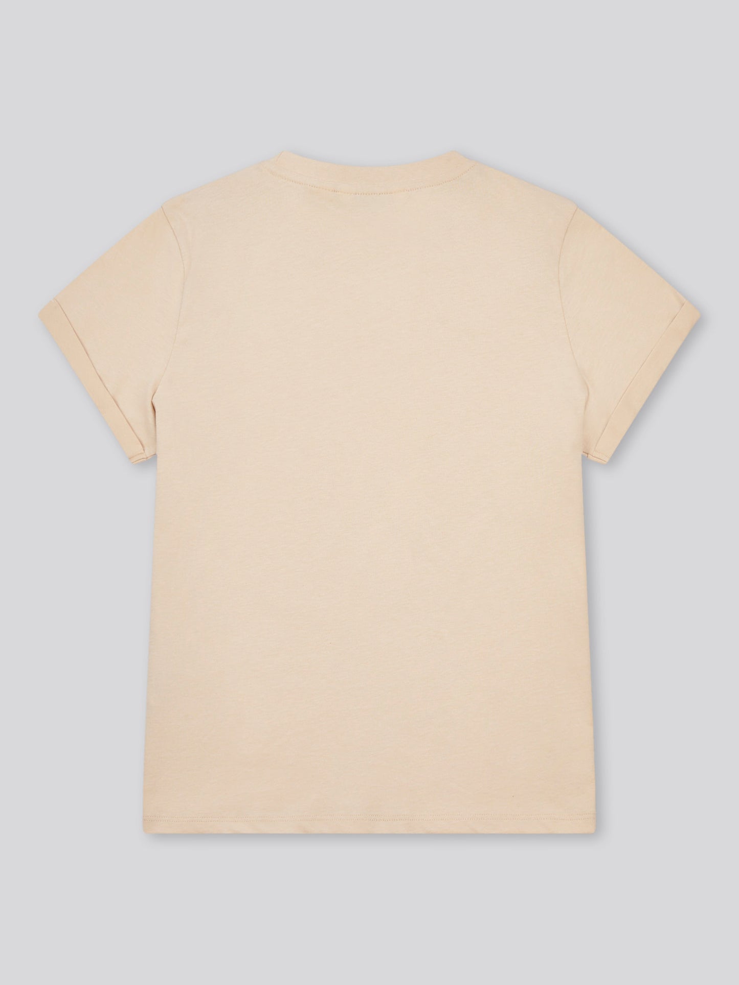 Womens Crew Neck T-Shirt in Smoke Gray