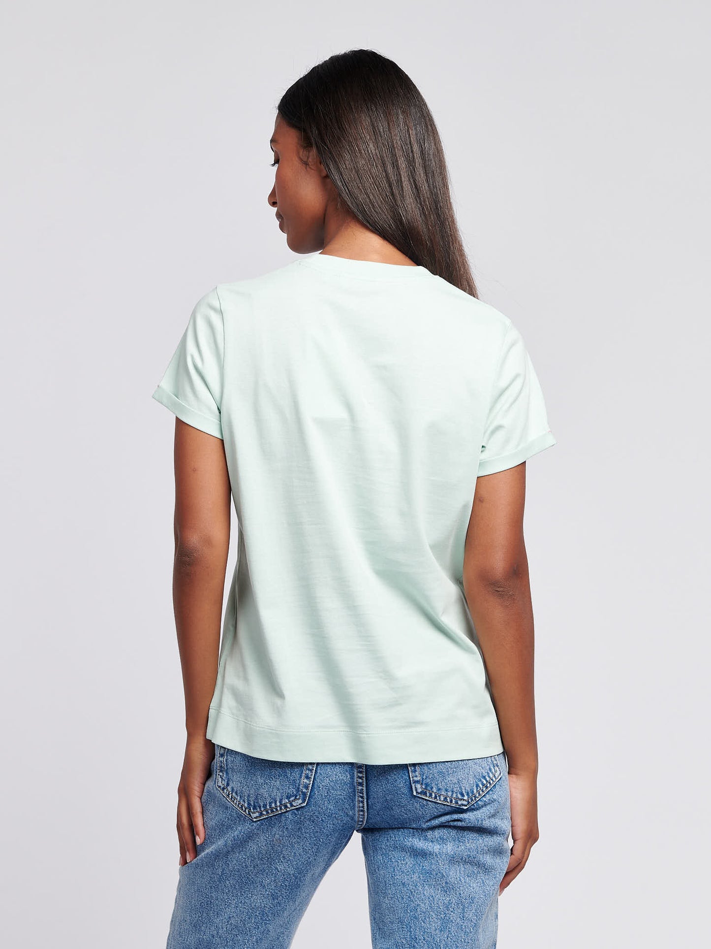 Womens Crew Neck T-Shirt Surf Spray