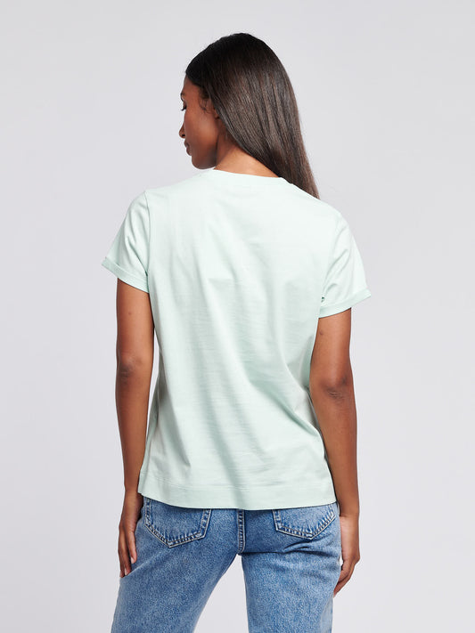 Womens Crew Neck T-Shirt Surf Spray
