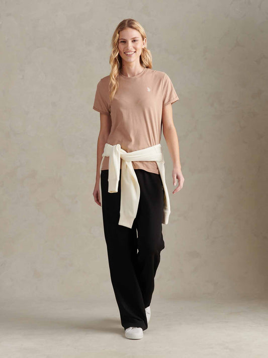 Womens Crew Neck T-Shirt Natural