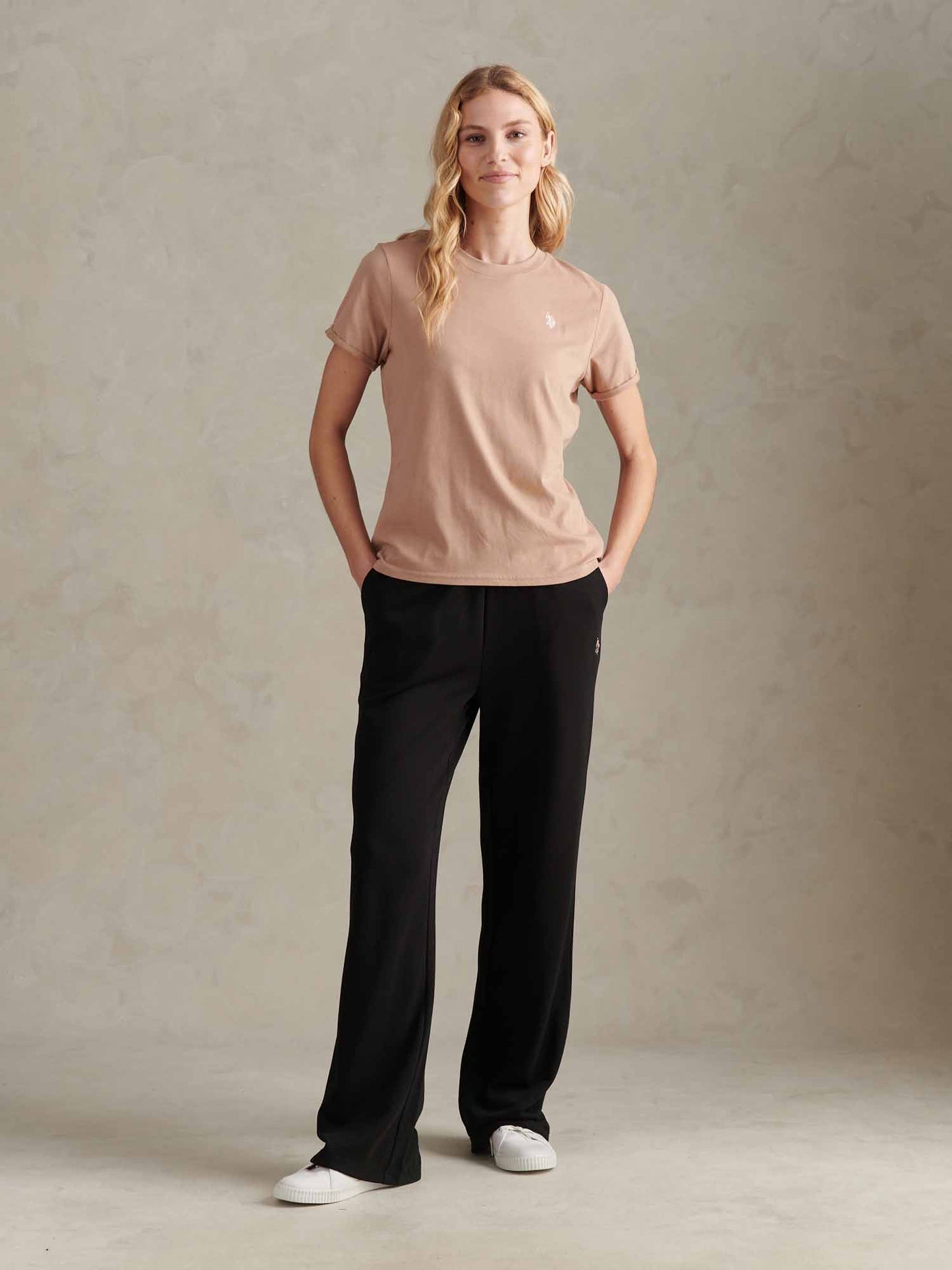 Womens Crew Neck T-Shirt Natural