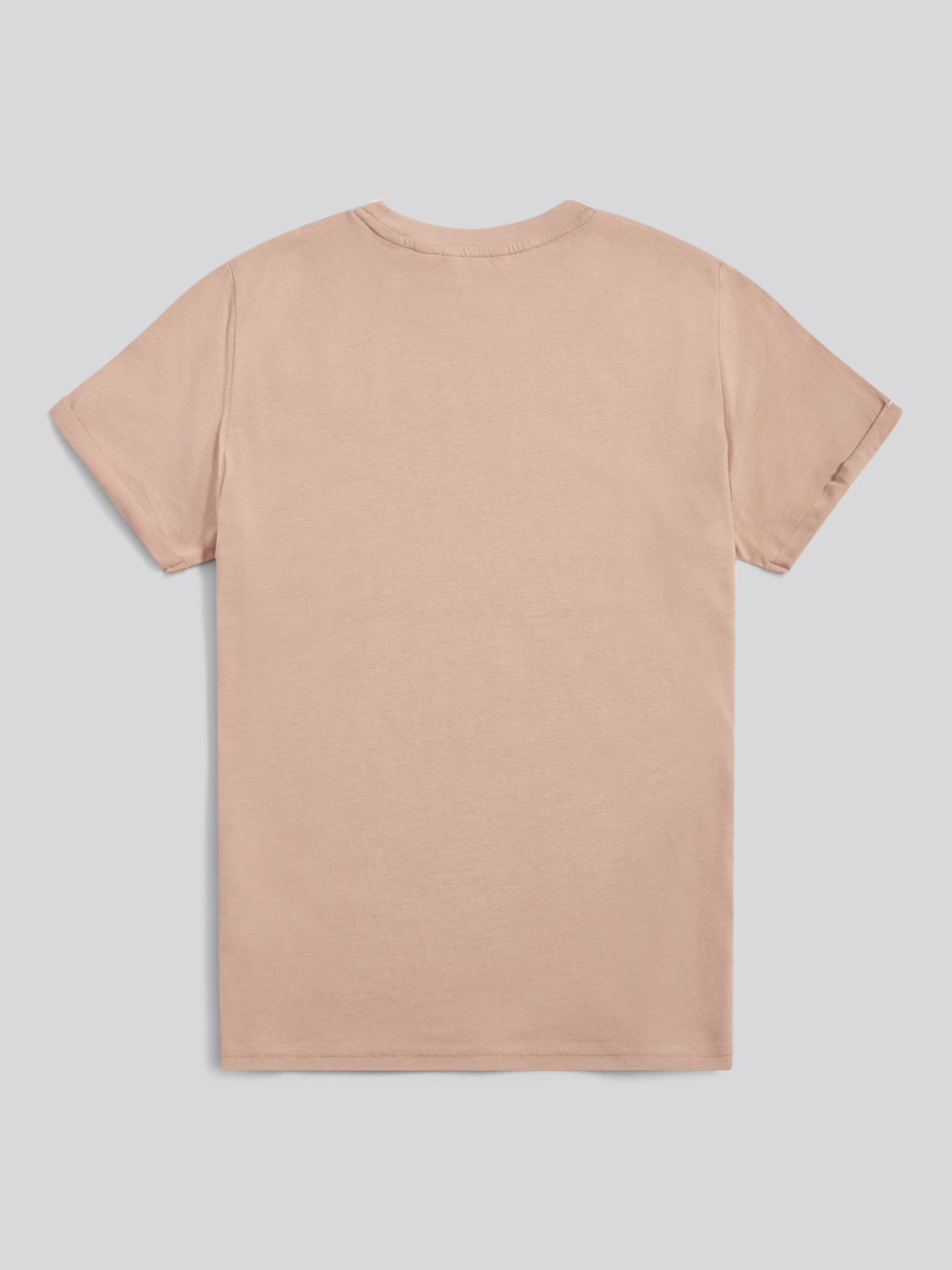 Womens Crew Neck T-Shirt in Natural