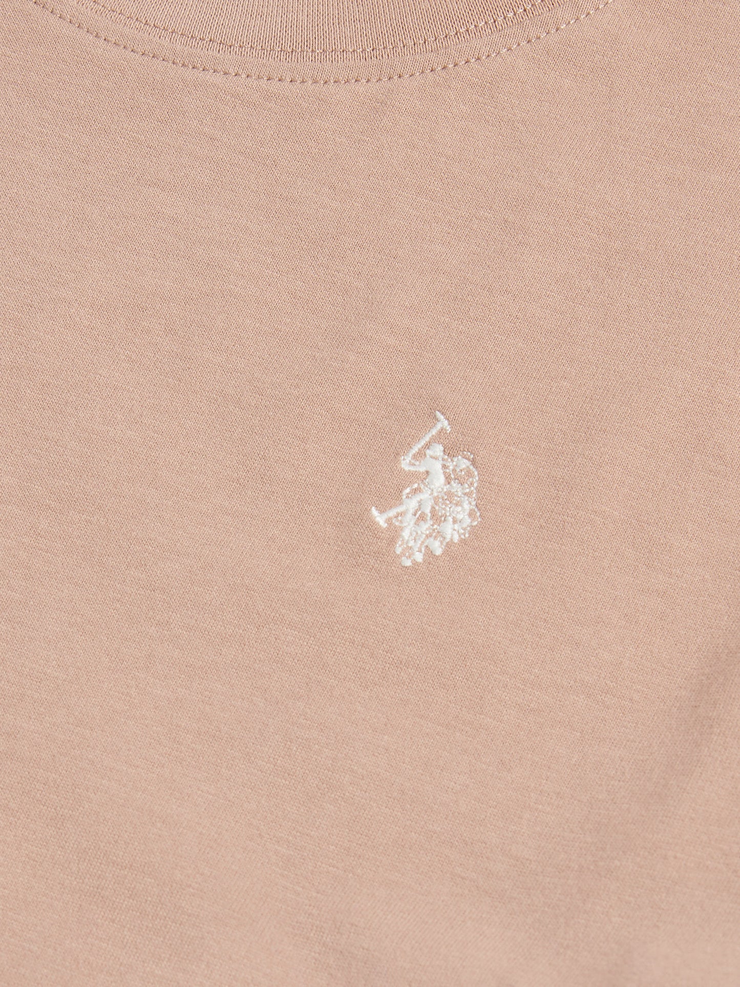 Womens Crew Neck T-Shirt in Natural