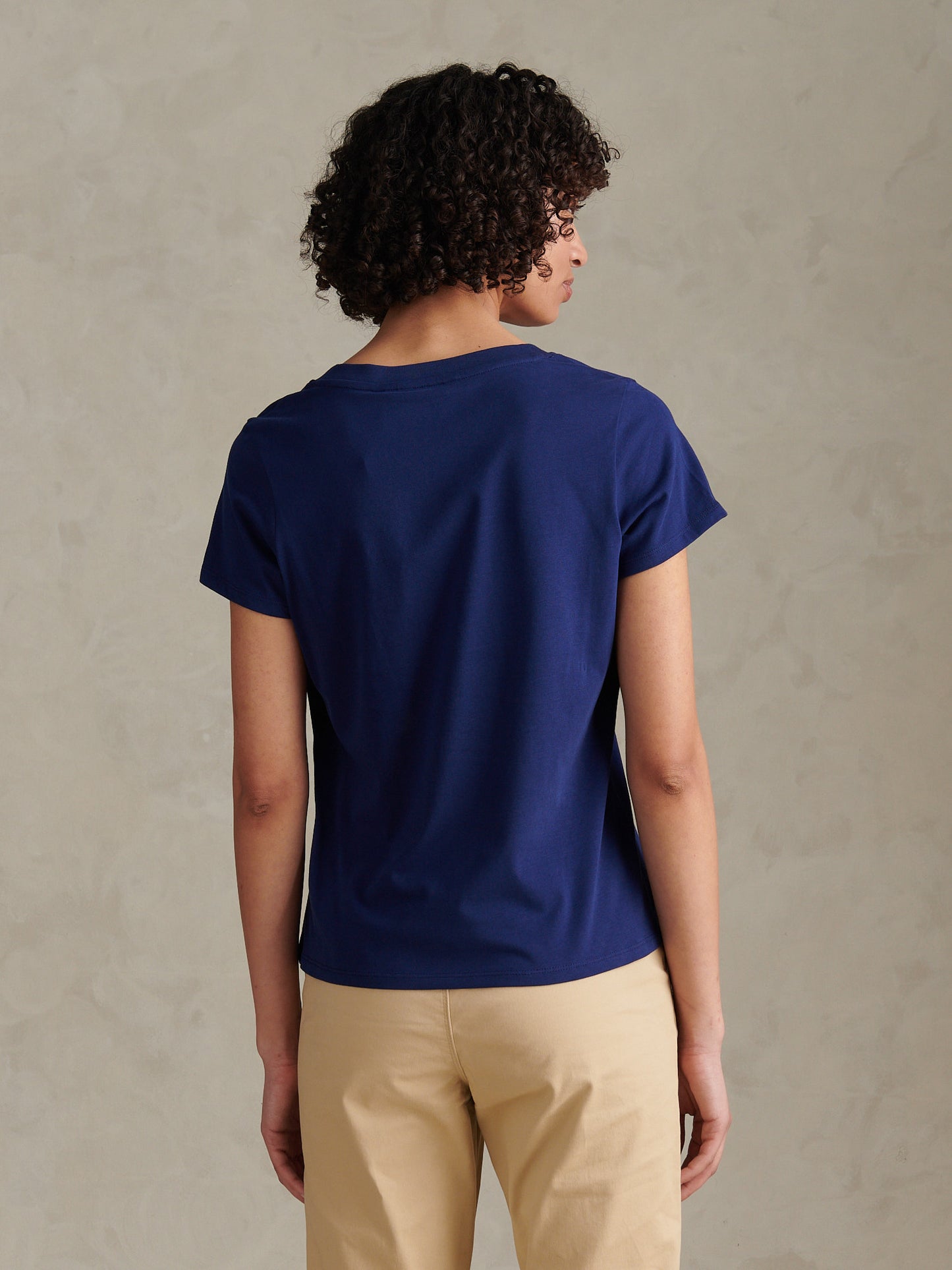Womens V-Neck T-Shirt Marlin