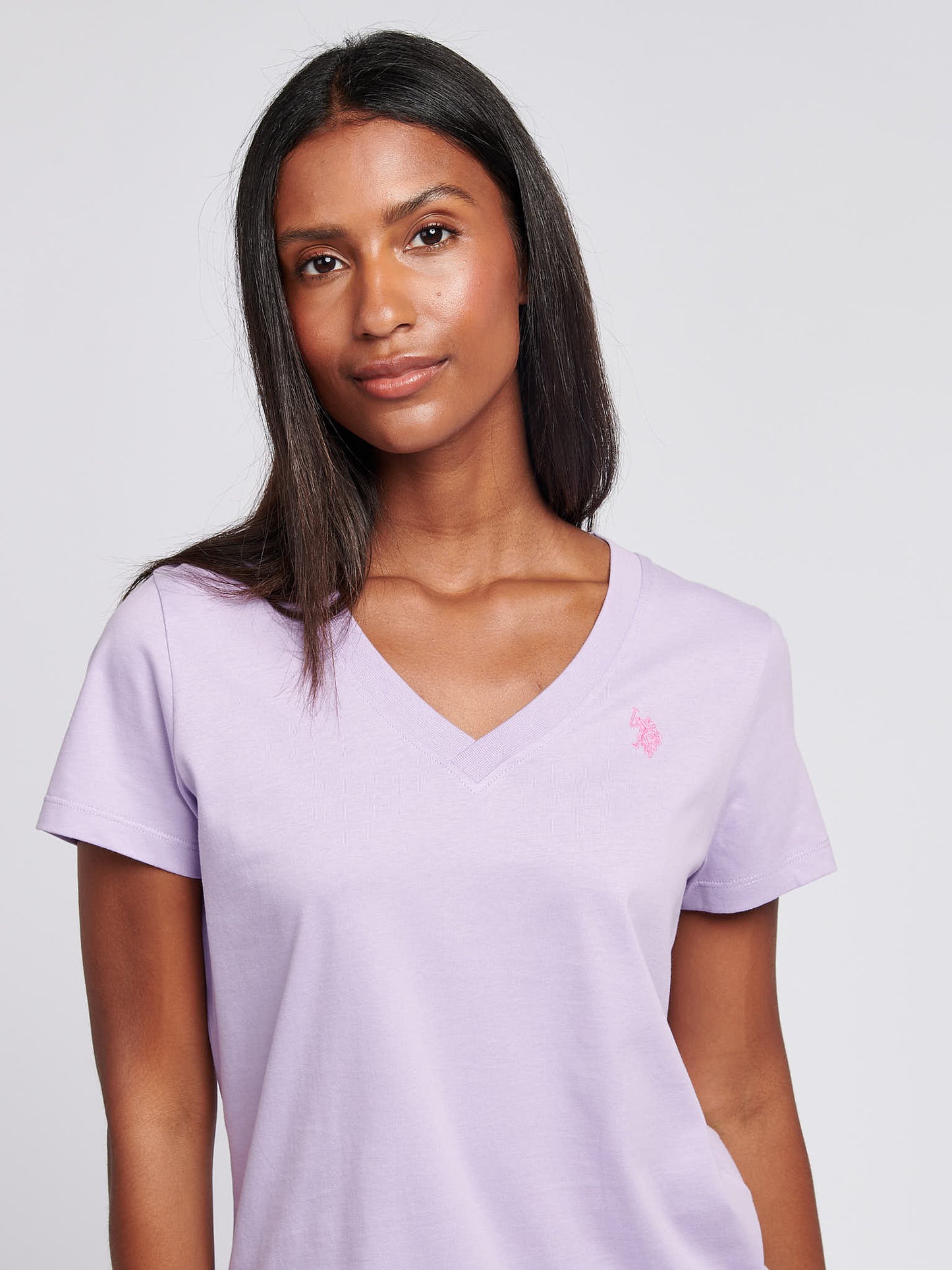 Womens V-Neck T-Shirt Viola