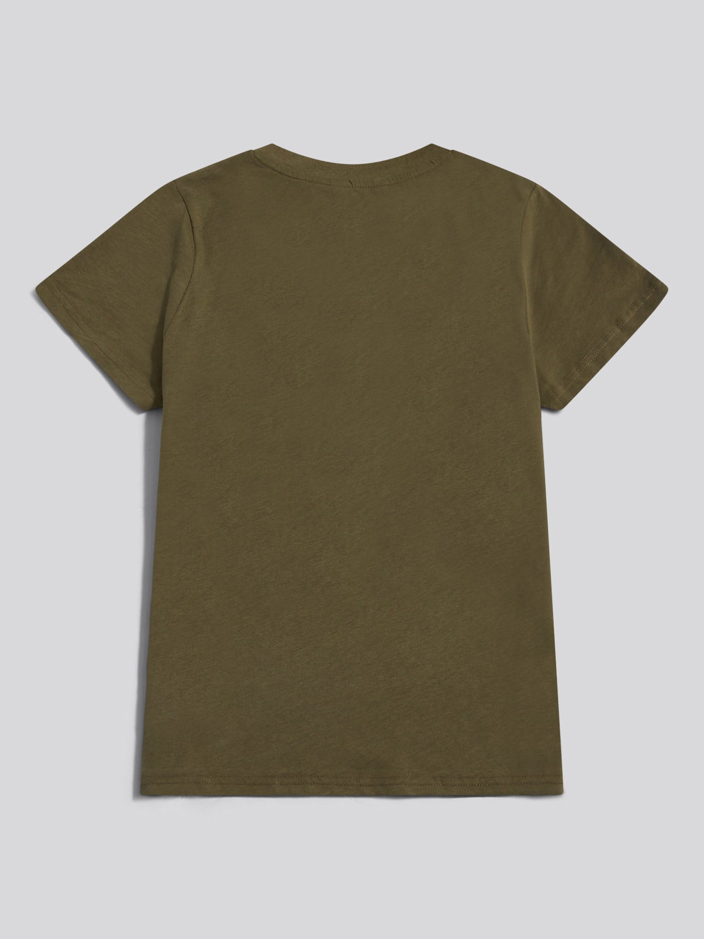 Womens V-Neck T-Shirt in Kalamata Green