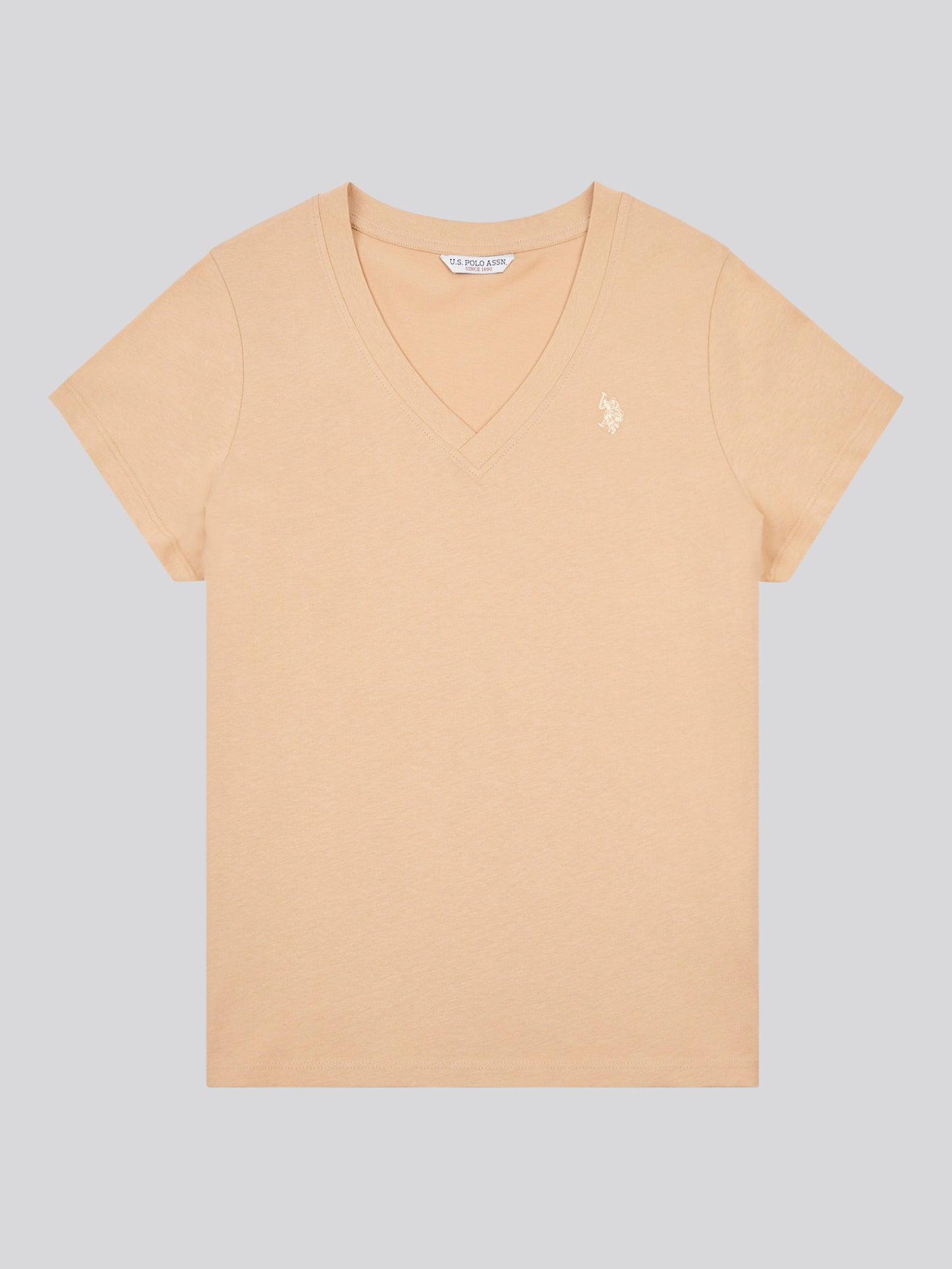 Womens V-Neck T-Shirt in Cuban Sand