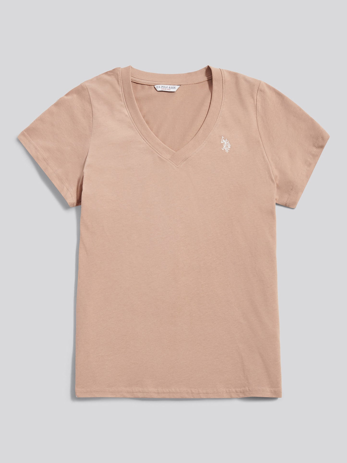 Womens V-Neck T-Shirt in Natural