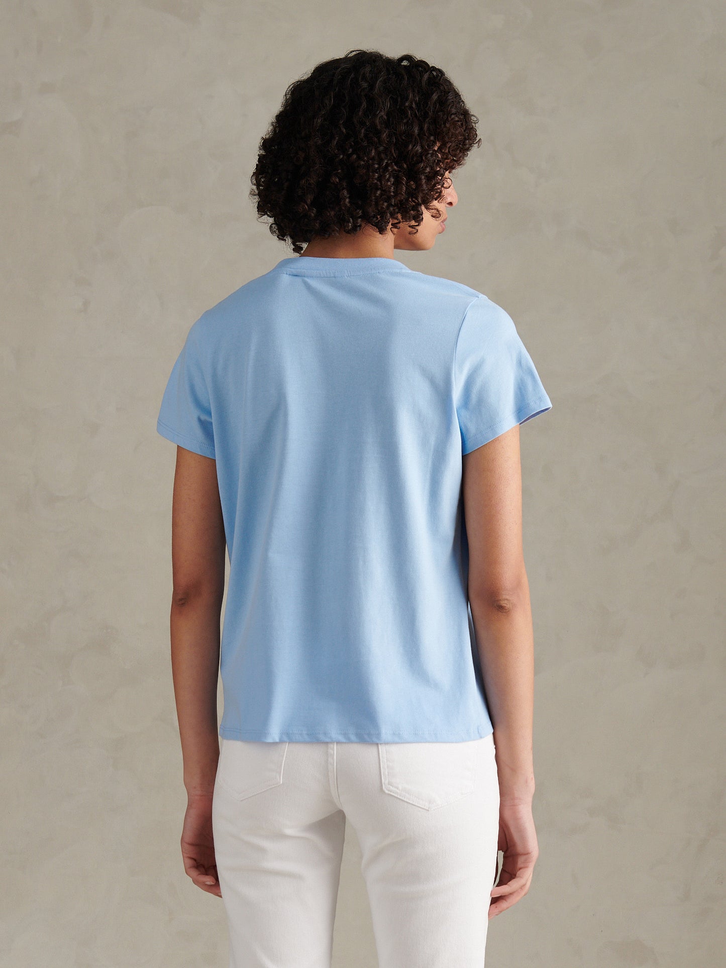 Womens V-Neck T-Shirt Open Air