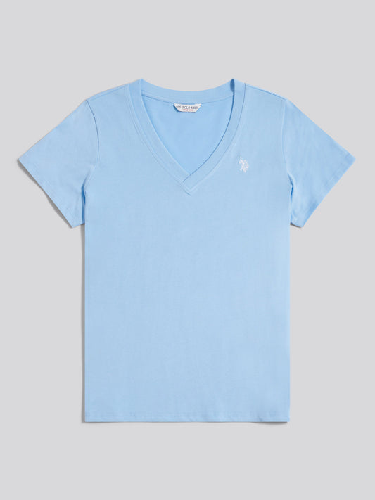 Womens V-Neck T-Shirt Open Air