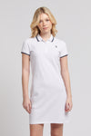 Womens Polo Dress in Bright White